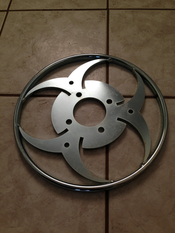 Roll Out Wheel Ring Plate Welded and Plated