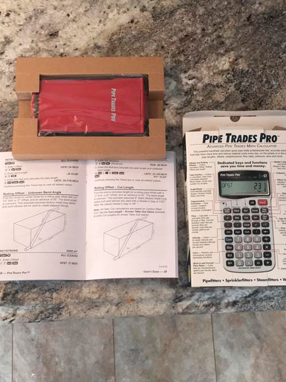 Pipe Trades Pro 4095 Advanced Caculator