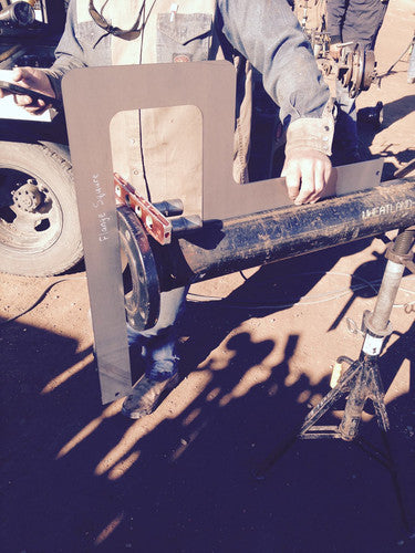 12” flange square
