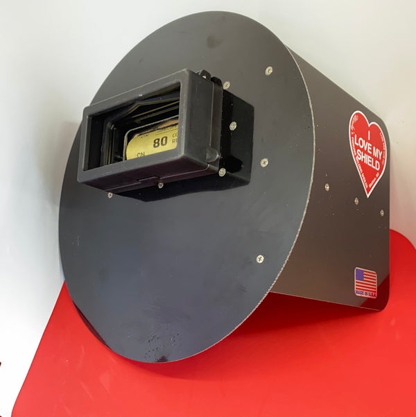 Wendy's Pancake Welding Hood Right Handed Black with Flip Up Lens