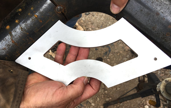 Mini pipe elbow square for up to 3"